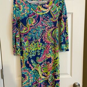 Lilly Pulitzer Vibrant Long Sleeve Dress